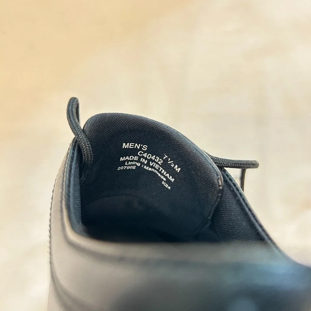 Cole Haan FlexGrand360 Plain Toe Derby Oxford Shoes Mens 7.5 Black Leather Lace
